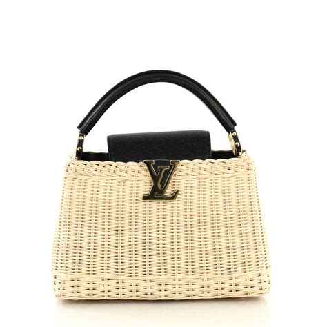 sac louis vuitton capucine|louis vuitton wicker bag.